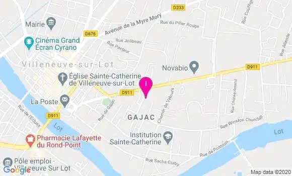 Localisation Margaux Serougne
