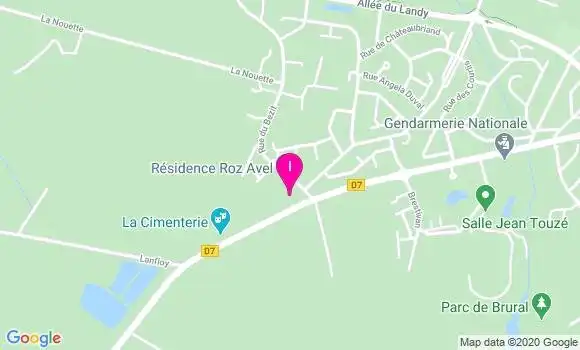 Localisation Isabelle Guemene