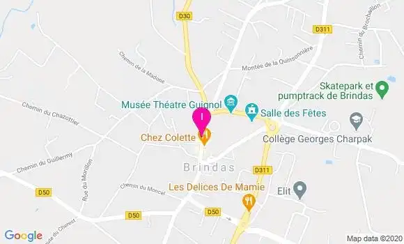 Localisation Nathalie Bonin