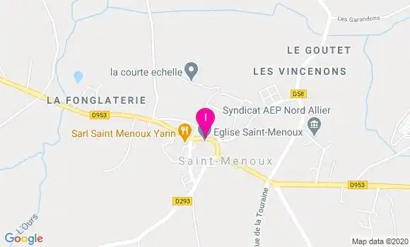 Localisation Ameline Allegret
