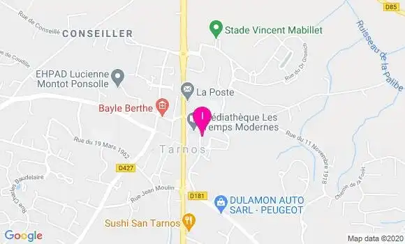 Localisation Elodie Daniel