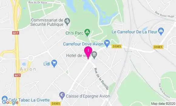 Localisation Sandy Collette