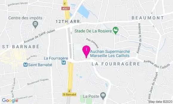 Localisation Nicole Yvars