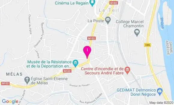Localisation Elise Jarnac
