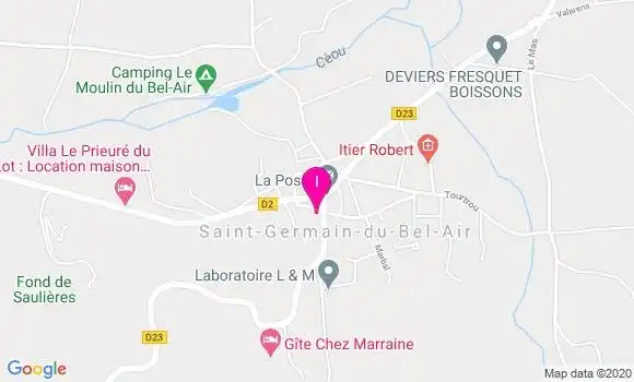 Localisation Suzanne Grisel