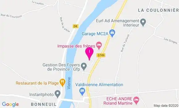 Localisation Alexandra Niort Guilbaud
