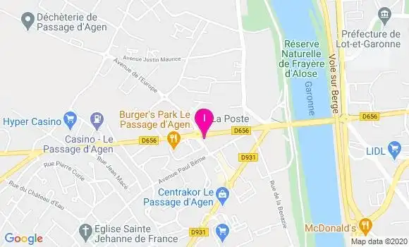 Localisation Claire Bord
