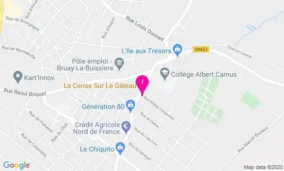 Localisation Lucie Guilbert