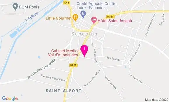 Localisation Mathilde Delporte