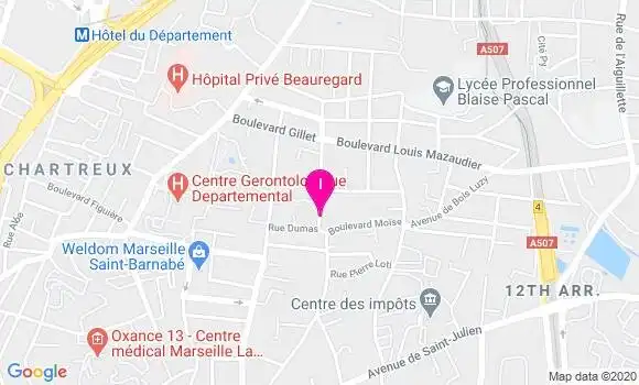 Localisation Muriel Canale