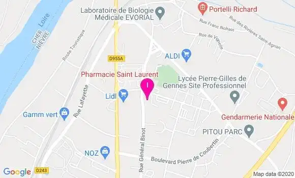 Localisation Catherine Nouis