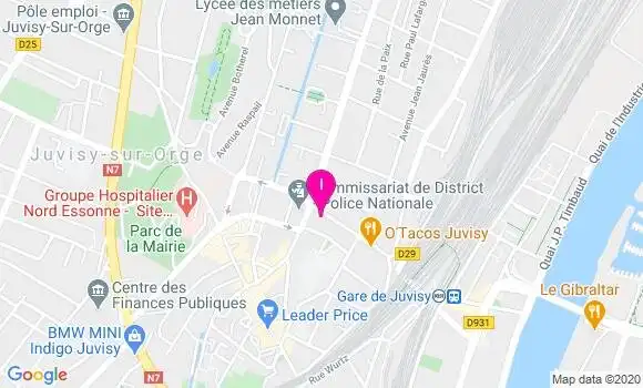 Localisation Edwige Guy