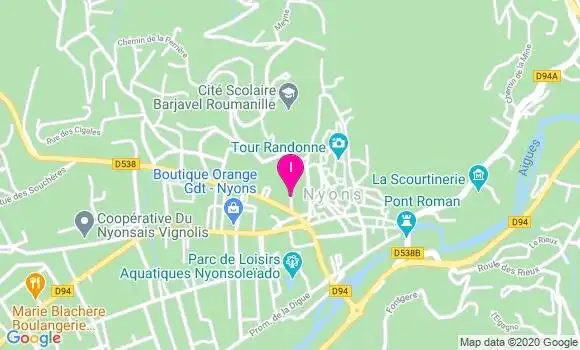 Localisation Nathalie Laveder