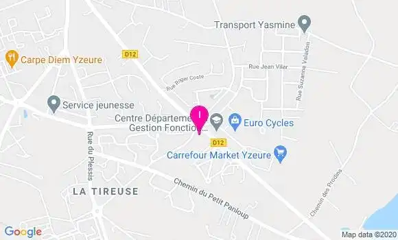 Localisation Sabrina Verrier