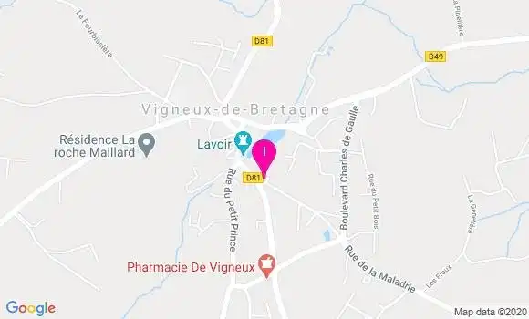 Localisation Alexandra Brunel