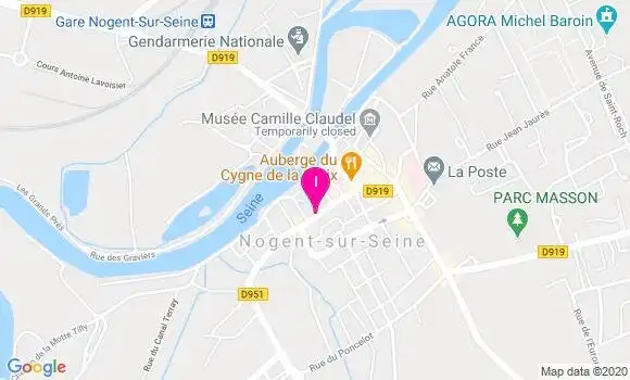 Localisation Sandrine Voisin