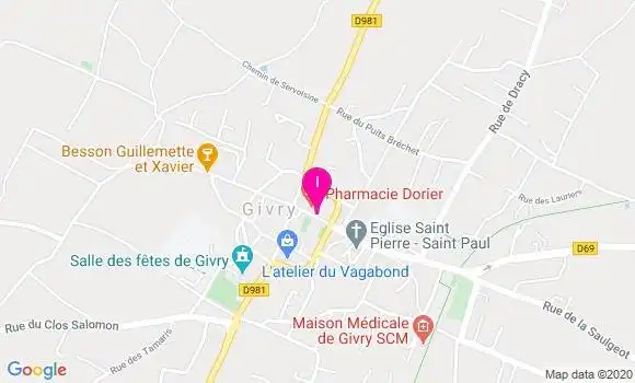 Localisation Laurine Peyrichon Picard