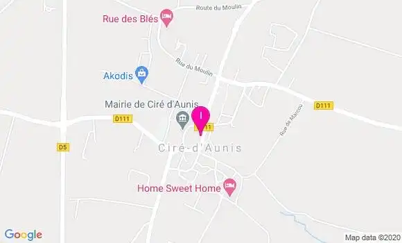 Localisation Virginie Dubas Theret