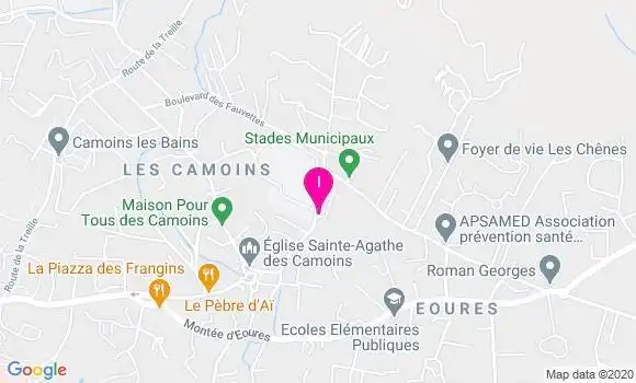 Localisation Brigitte Santelli