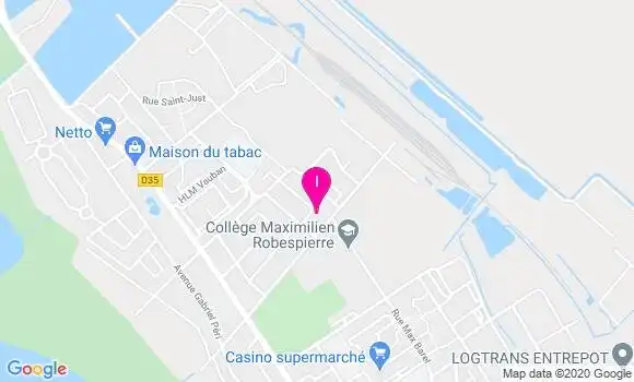 Localisation Sandra Bernard
