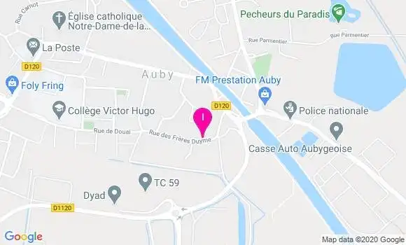 Localisation Aurore Vertray