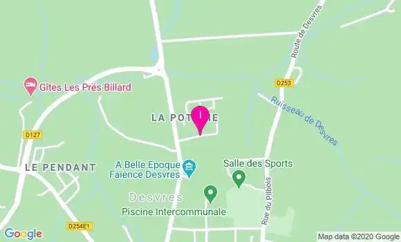 Localisation Baptiste Saulnier