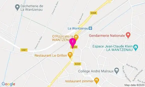 Localisation Gregory Christ
