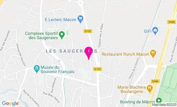 Localisation Linda Martinet