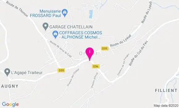 Localisation Christelle Michel