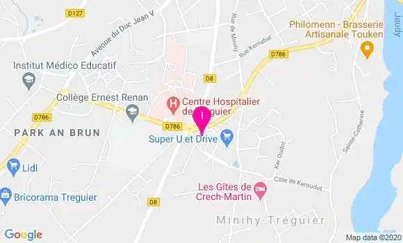 Localisation Sandrine Plaza Lissillour