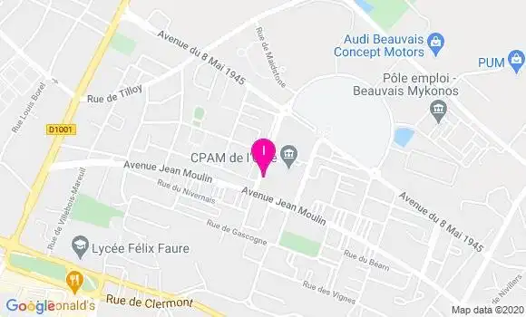 Localisation Alize Caudron