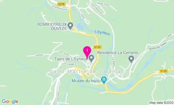 Localisation Valerie Brunier Letessier