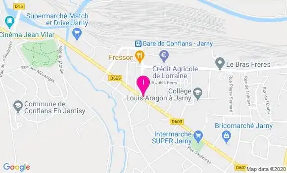 Localisation Pauline Brioux