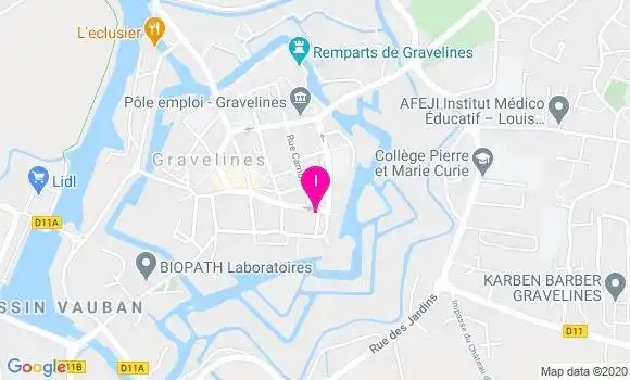 Localisation Natacha Wavrant