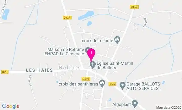 Localisation Laetitia Gaudin