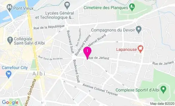 Localisation Sandrine Gayral