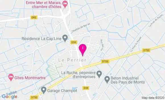 Localisation Emilie Chabot