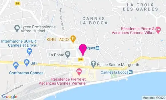 Localisation Anne Minet