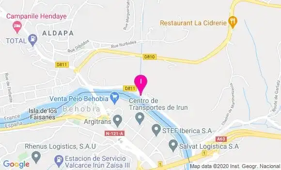 Localisation Mirentxu Journade