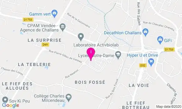 Localisation Myriam Bonnet