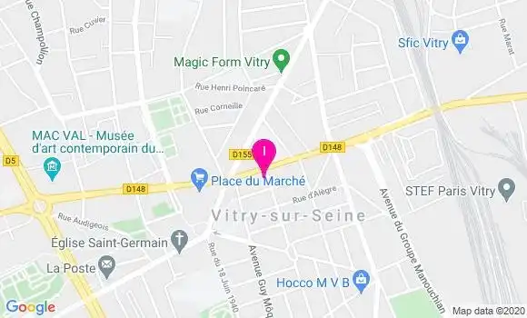 Localisation Yaba Voire