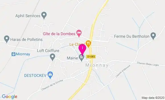 Localisation Elodie Pyod