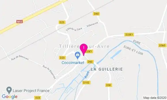 Localisation Emeline Audrain