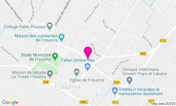 Localisation Lauriane Audoin