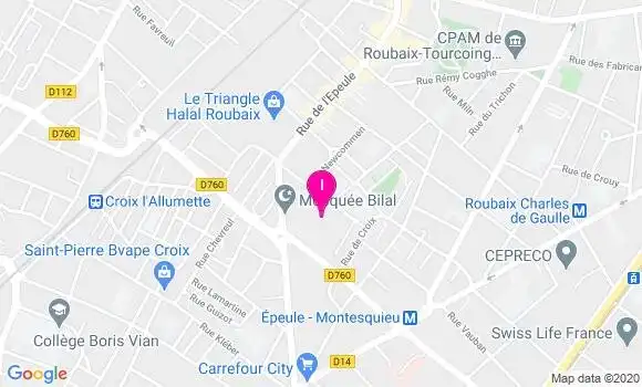 Localisation Samia Cherifi