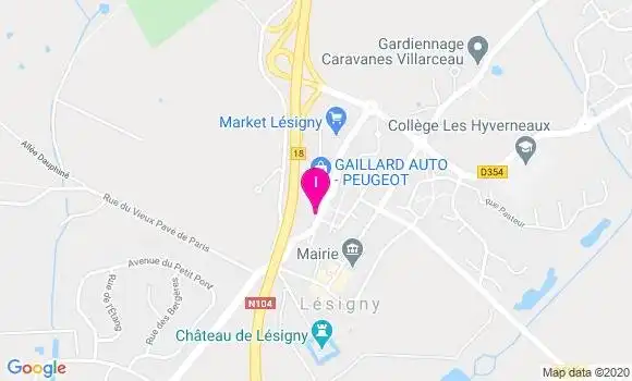 Localisation Coralie Rousseau
