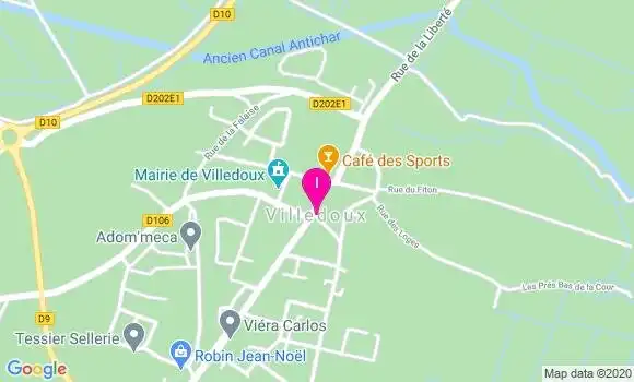 Localisation Emeline Moreaux