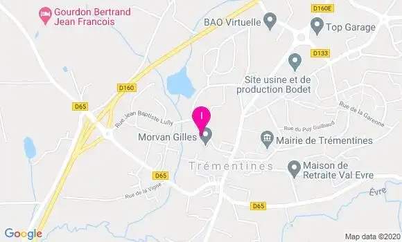 Localisation Elisabeth Hougron Bonneau