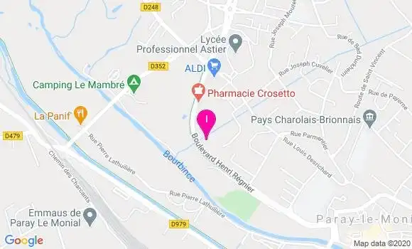 Localisation Julie Lahemade Aubret