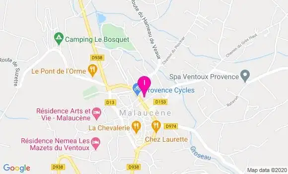 Localisation Geraldine Ricous
